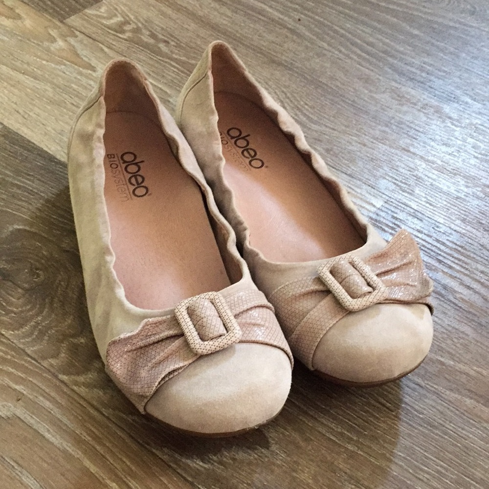 Abeo leather ballet flats 8.5